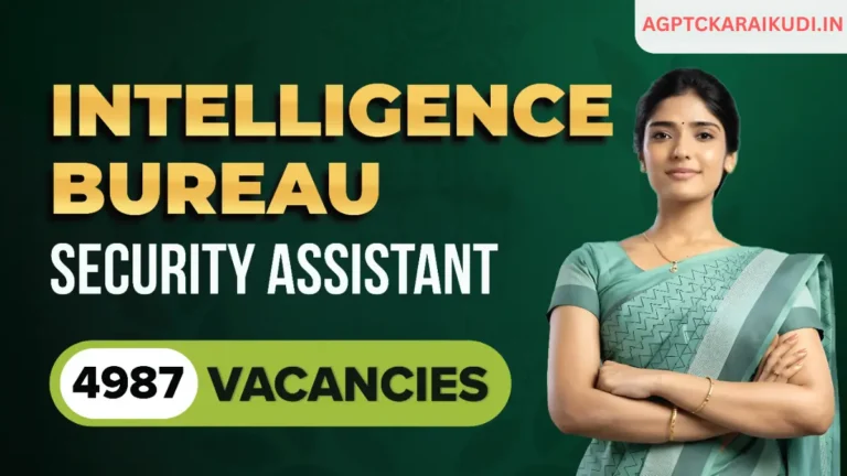 IB Security Assistant Recruitment 2025