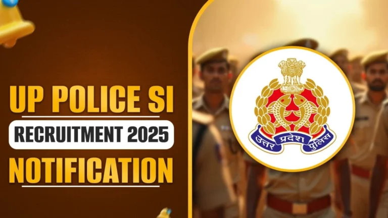 UP Police SI Recruitment 2025